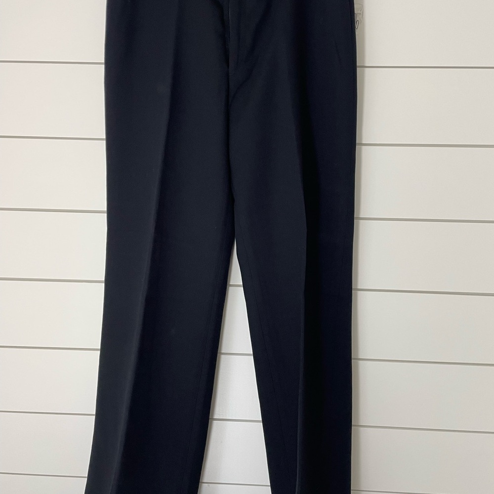 Classic GAP Black Trousers size 8 pants business casual dressy drapey crepe